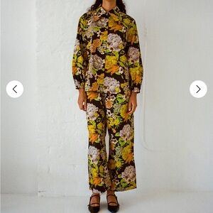 Wray Luna pant in artichoke print Floral Women's